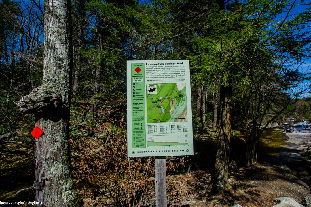 Awosting Falls Trailhead